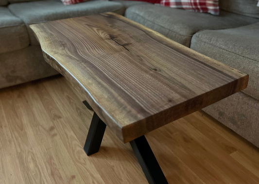 Live Edge Walnut Coffee Table